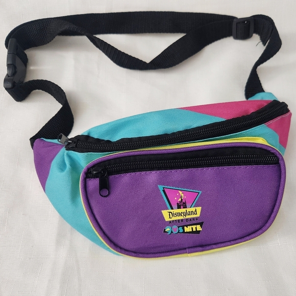 Disneyland After Dark 90's Nite Retro Rare Limited Edition Exclusive Fanny Pack - Picture 3 of 6